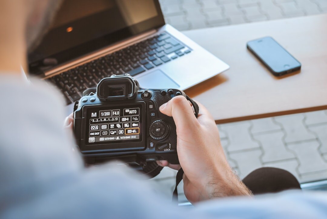 documentary photographer at work