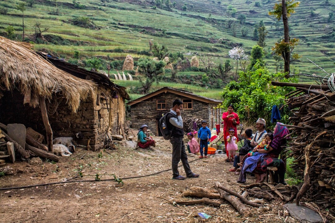 documentary photographer with locals